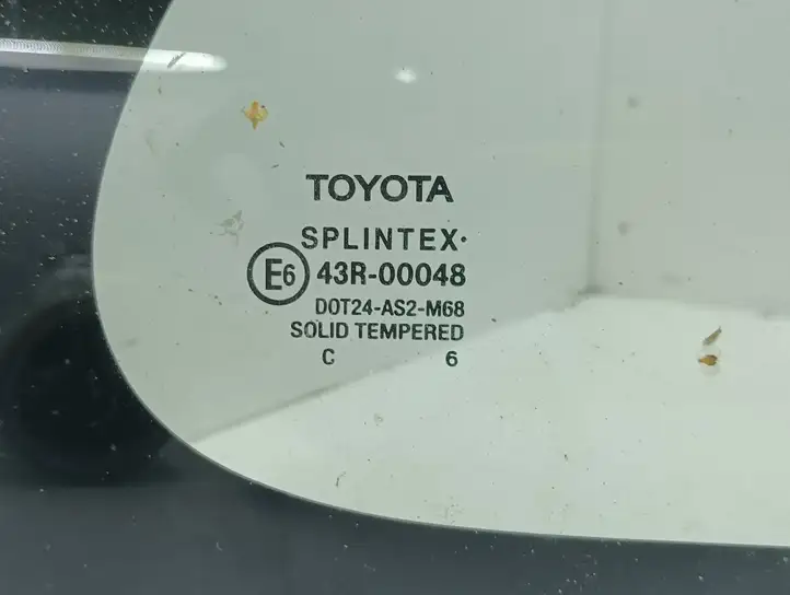 Toyota Yaris (2005 - 2009) 43R00048 Заднее боковое стекло — фото 6