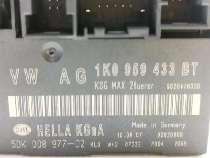 Skoda Octavia Mk2 (1Z) (2004 - 2013) 1K0959433BT Модуль комфорта — фото 5