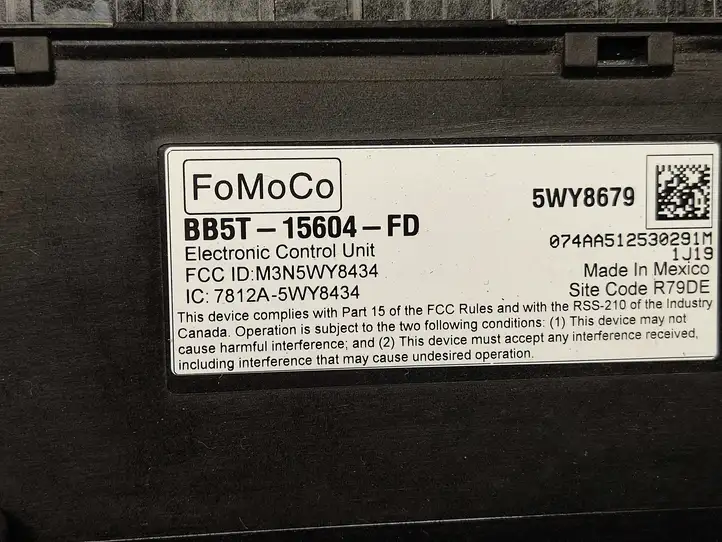 Ford Explorer (2010 - 2015) BB5T15604FD Модуль комфорта — фото 2