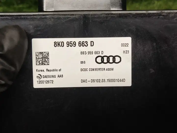 Audi S1 (2014 - 2019) 8K0959663D Преобразователь напряжения — фото 2