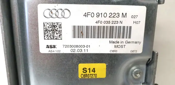 Audi A6 S6 C6 4F (2004 - 2008) 4F0910223M Усилитель звука — фото 3