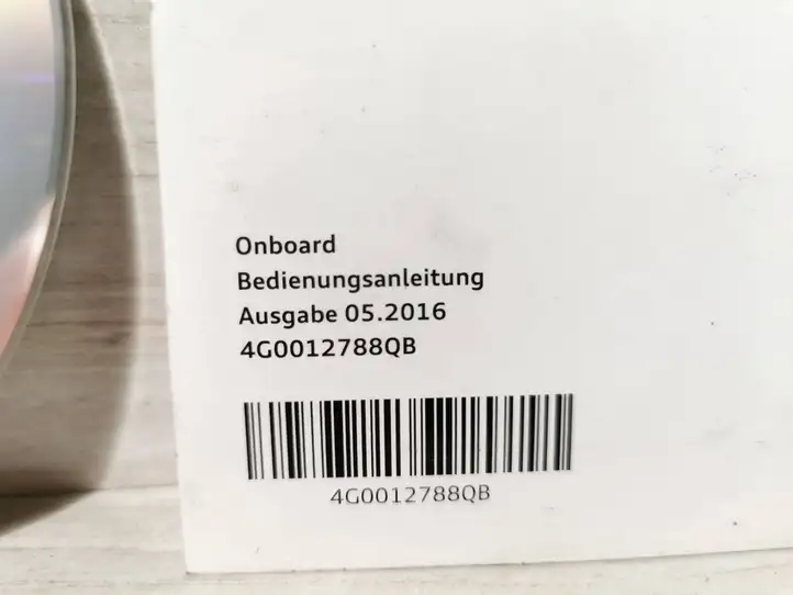 Audi A7 S7 4G (2014 - 2018) 4G0012788QB Навигационные карты CD/DVD — фото 5