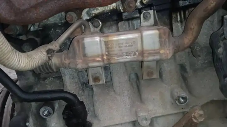 Toyota Corolla Verso AR10 (2004 - 2009) 256800R010 Охладитель клапана EGR — фото 3