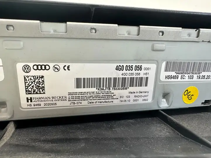 Audi A6 S6 C6 4F (2008 - 2011) 4G0035056 Магнитола / мультимедийная система — фото 7
