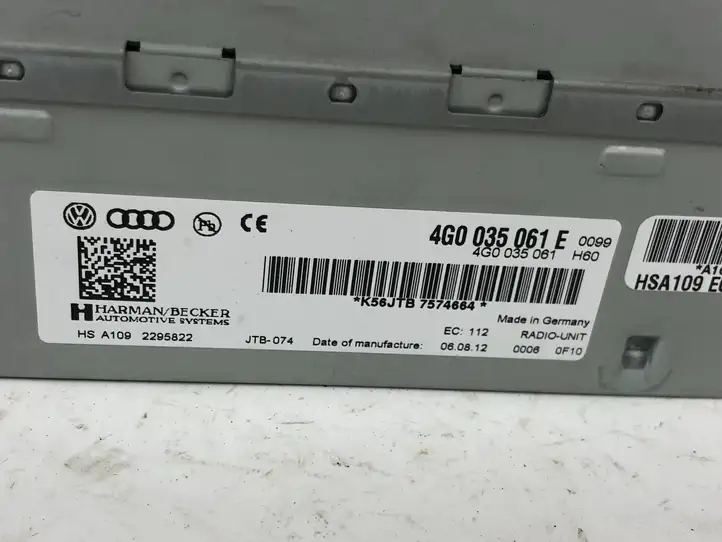 Audi Q5 SQ5 (2012 - 2017) 4G0035061E Магнитола / мультимедийная система — фото 7