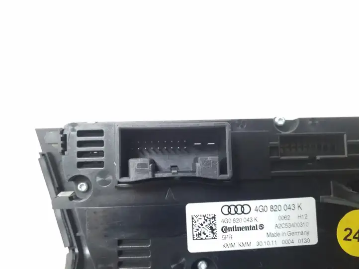 Audi A6 C7 (2011 - 2014) 4G0820043K Блок управления кондиционером — фото 6