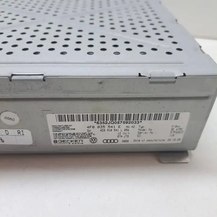 Audi A6 S6 C6 4F (2004 - 2008) 4f0035541E Магнитола / мультимедийная система — фото 6