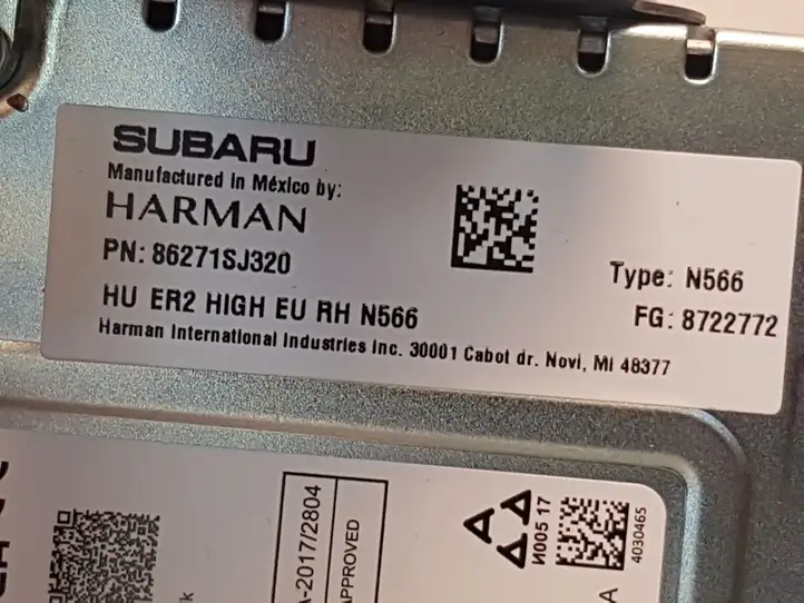 Subaru Forester SK (2018 - 2025) 86271SJ320 Магнитола / мультимедийная система — фото 15