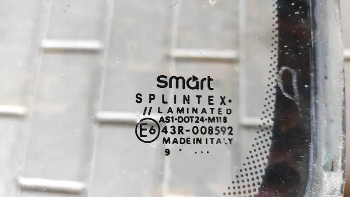Smart ForTwo I (2000 - 2007) 43R008592 Переднее стекло — фото 9