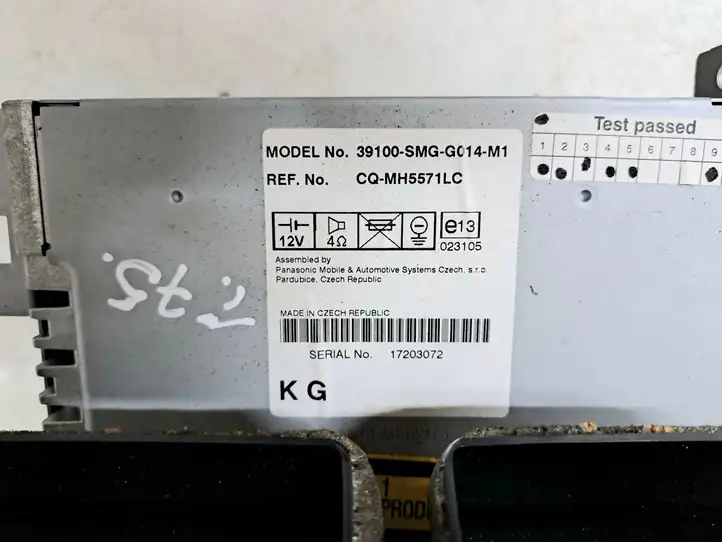 Honda Civic (2006 - 2011) 39100SMGG014M1 Магнитола / мультимедийная система — фото 3