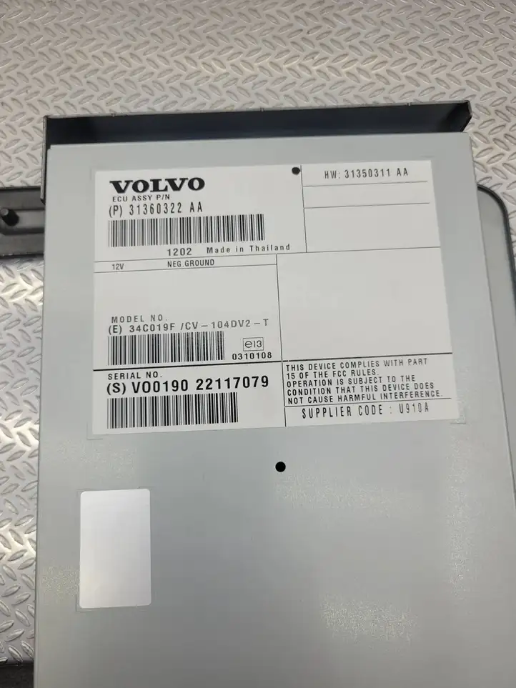 Volvo XC60 (2008 - 2013) 31360322AA Усилитель звука — фото 3