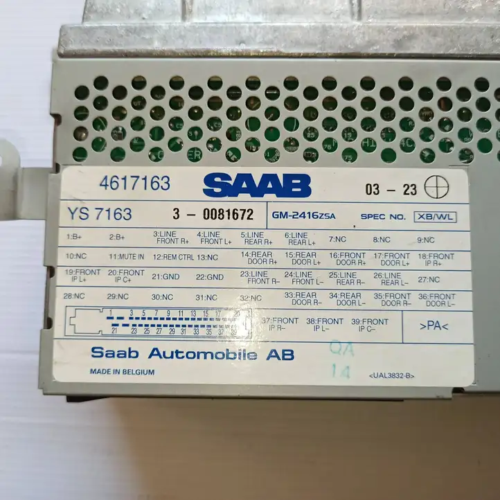 Saab 9-5 (1998 - 2005) 4617163 Усилитель звука — фото 5