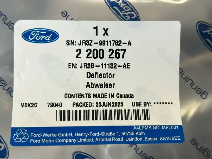 Ford Mustang VI (2015 - ) JR3B11132AE Защита днища — фото 4