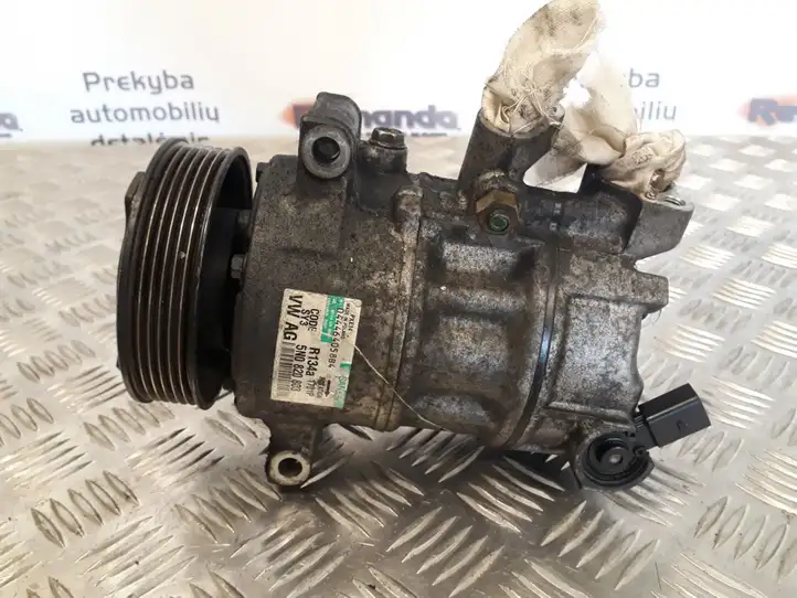 Volkswagen Golf Plus (2004 - 2008) 5N0820803 Компрессор (насос) кондиционера воздуха — фото 4