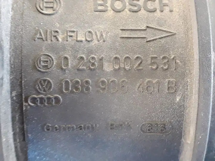 Volkswagen Golf Plus (2004 - 2008) 0281002531 Датчик массового расхода воздуха — фото 2