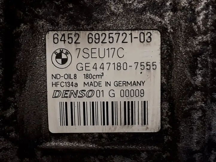BMW 7 E65 E66 (2001 - 2008) 6452692572103 Компрессор (насос) кондиционера воздуха — фото 2