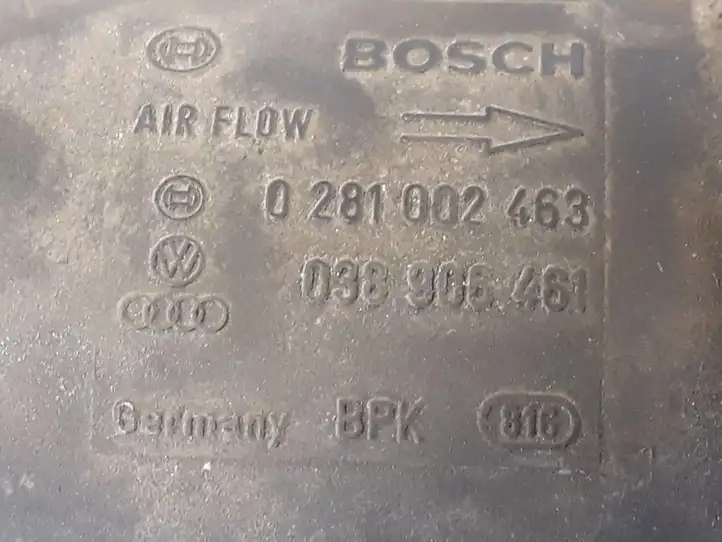Volkswagen PASSAT B5.5 (2001 - 2005) 038906461 Датчик массового расхода воздуха — фото 2