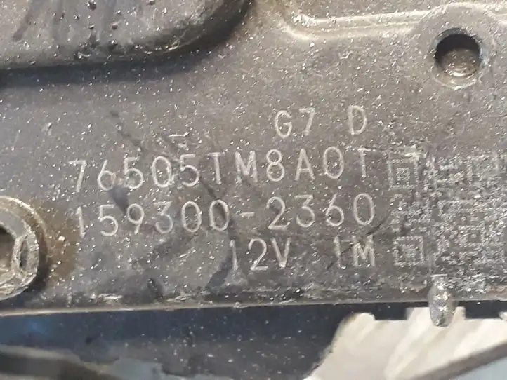 Honda Insight (2009 - 2011) 76505TM8A01 Комплект механизма стеклоочистителей — фото 2