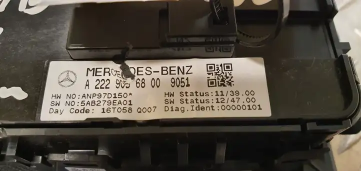 Mercedes-Benz GLC X253/C253 (2015 - ) A2229056800 Блок кнопок стеклоподъемников — фото 2