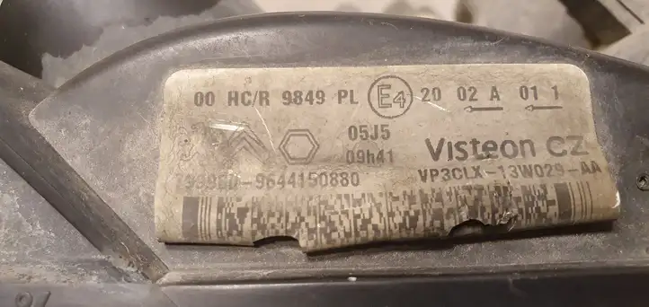 Citroen Berlingo (2003 - 2007) 79998D Передняя фара — фото 2
