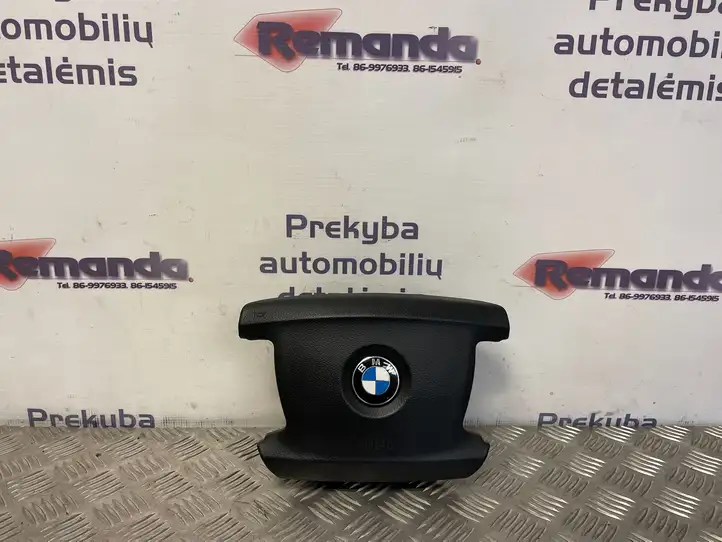 BMW 7 E65 E66 (2001 - 2008) 604358900 Подушка безопасности руля — фото 2