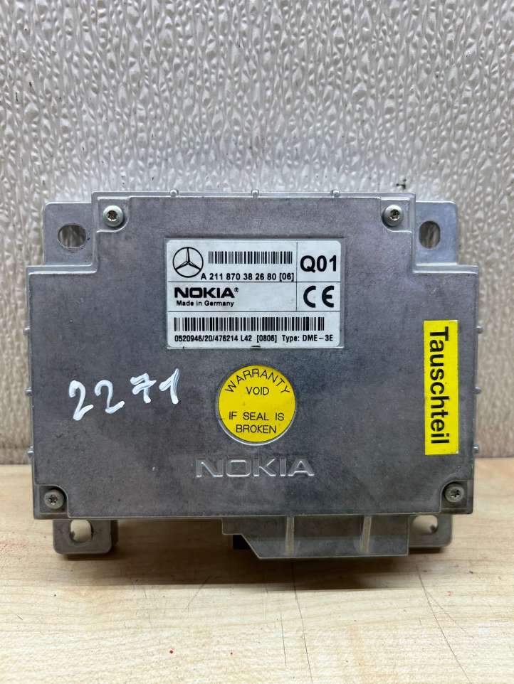 A2118703880 Mercedes-Benz E W211 Navigacijos (GPS) CD/DVD skaitytuvas