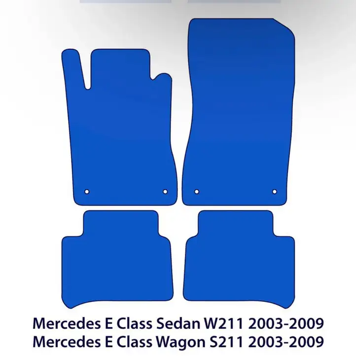 Mercedes-Benz E W211 (2002 - 2009) Передний коврик салона — фото 2