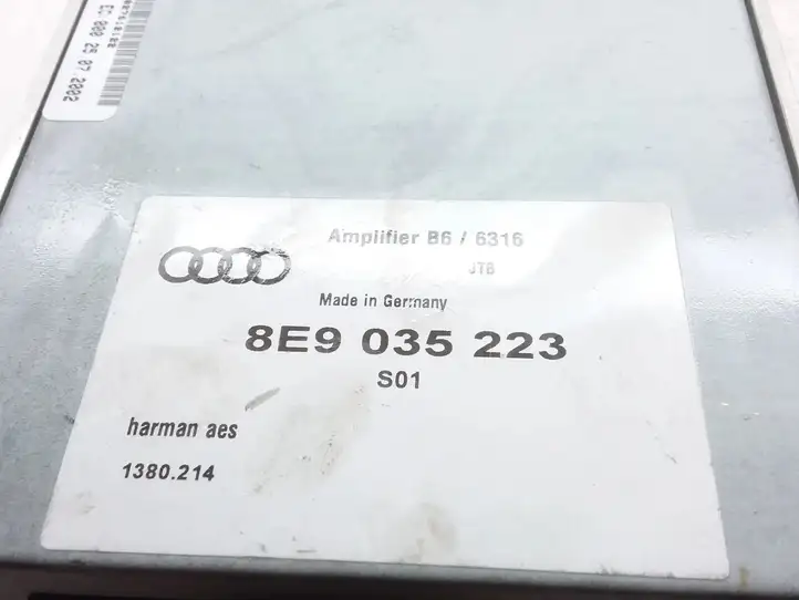 Audi A4 S4 B6 8E 8H (2000 - 2006) 8E9035223 Усилитель звука — фото 5