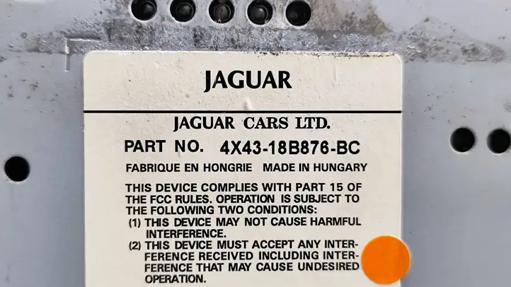 Jaguar X-Type (2001 - 2008) 1X4310E889GB Магнитола / мультимедийная система — фото 5