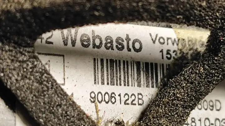 Opel Meriva B (2010 - 2014) 9006122B Пульт дистанционного управления Webasto — фото 3