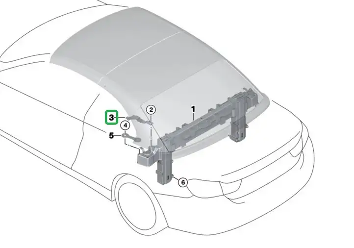 BMW M4 F82 F83 (2014 - 2020) 7316718 Система защиты от опрокидывания — фото 4
