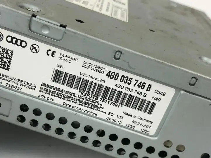 Audi A6 C7 (2011 - 2014) 4G0035746B Магнитола / мультимедийная система — фото 4