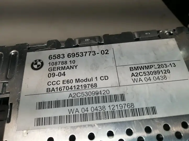 BMW 5 E60 E61 (2004 - 2010) 6953773 Магнитола / мультимедийная система — фото 4
