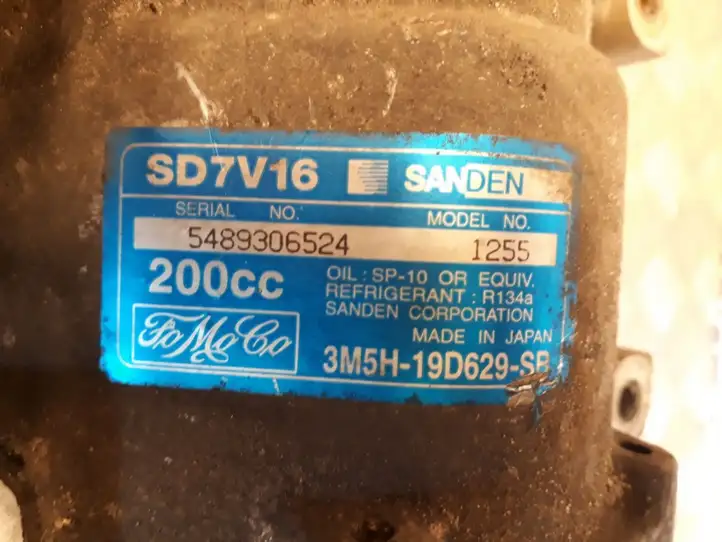 Ford Focus (2005 - 2008) 3M5H19D629SB Компрессор (насос) кондиционера воздуха — фото 2