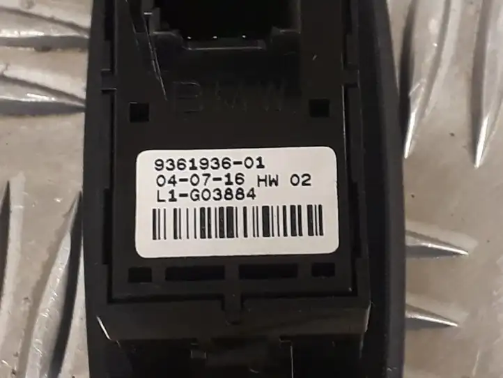 BMW X4 F26 (2014 - 2017) 9361936 Блок кнопок стеклоподъемников — фото 3