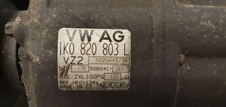 Volkswagen Caddy (2004 - 2010) 1K0820803 Компрессор (насос) кондиционера воздуха — фото 5