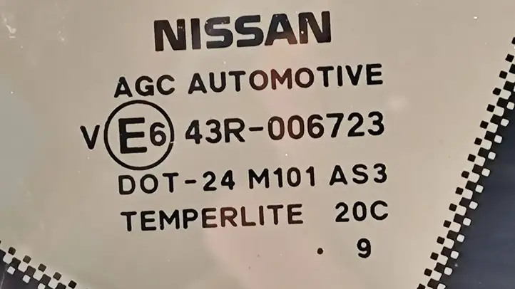 Nissan Qashqai (2006 - 2010) E643R006723 Заднее боковое стекло — фото 2