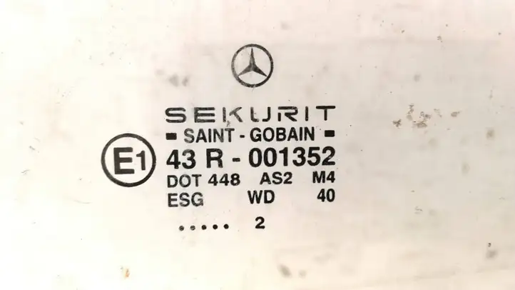 Mercedes-Benz A W168 (1997 - 2004) 43R001352 Стекло задней двери — фото 7