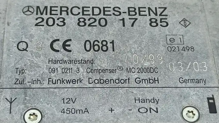 Mercedes-Benz ML W163 (1997 - 2005) 2038201785 Блок управления антеннами — фото 5