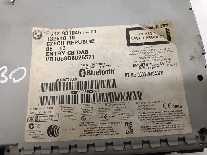 BMW 3 F30 F35 F31 (2012 - 2018) 9310461 Магнитола / мультимедийная система — фото 3