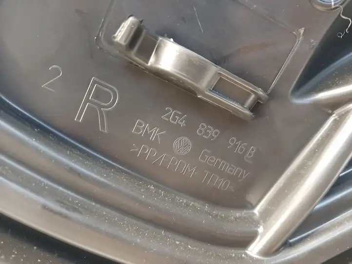 Volkswagen Polo VI (2015 - 2019) 2G4839916B Задняя дверь — фото 8