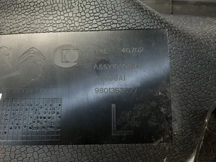 Citroen C4 Cactus (2017 - ) 9801353677 Внутренняя отделка заднего порога — фото 3