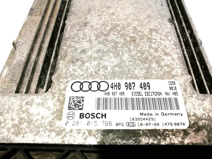 Audi A8 S8 D4 4H (2010 - 2014) 4H0907409 Блок управления двигателем (ЭБУ) — фото 2