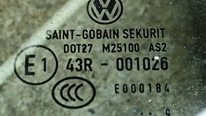 Volkswagen PASSAT CC (2008 - 2012) E143R001026 Форточка двери — фото 2
