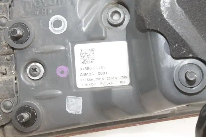 Lexus IS III XE30 (2013 - 2016) 8158053151 Задний фонарь в крышке багажника — фото 5