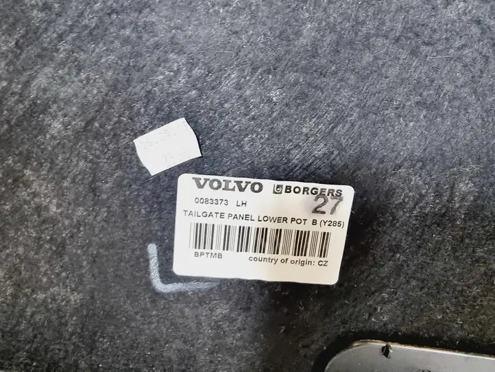 Volvo V70 (2013 - 2016) 39832919 Комплект обшивки крышки багажника — фото 4