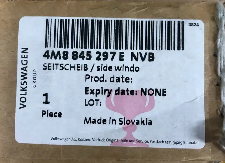 Audi Q8 (2018 - ) 4M8845297ENVB Заднее боковое стекло — фото 9