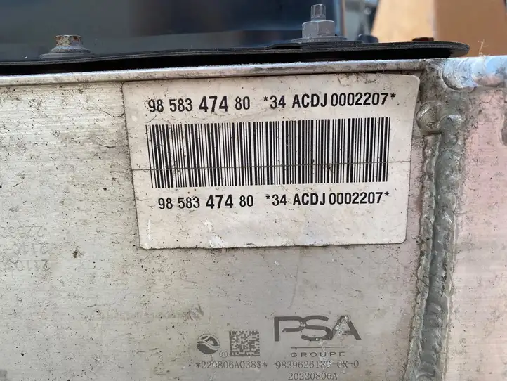 Citroen Berlingo (2018 - ) 9858347480 Модуль аккумуляторной батареи гибридного автомобиля / электромобиля — фото 3