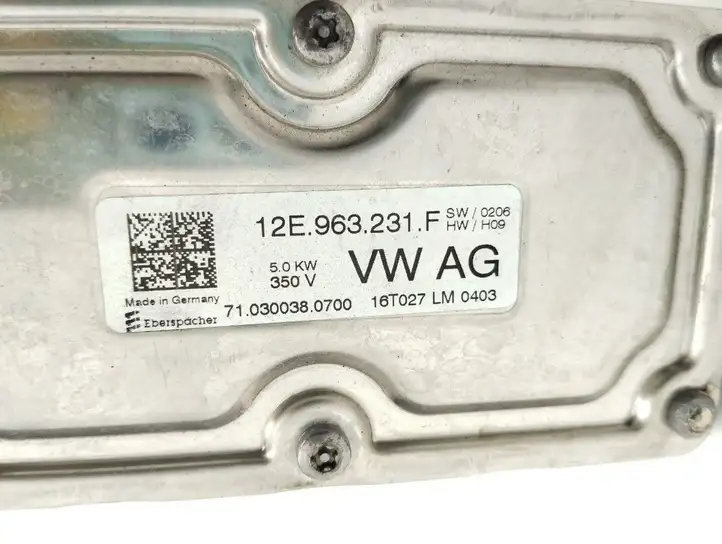 Porsche Cayenne (92A) (2011 - 2017) 12E963231F Электрический обогреватель салона 220V — фото 9
