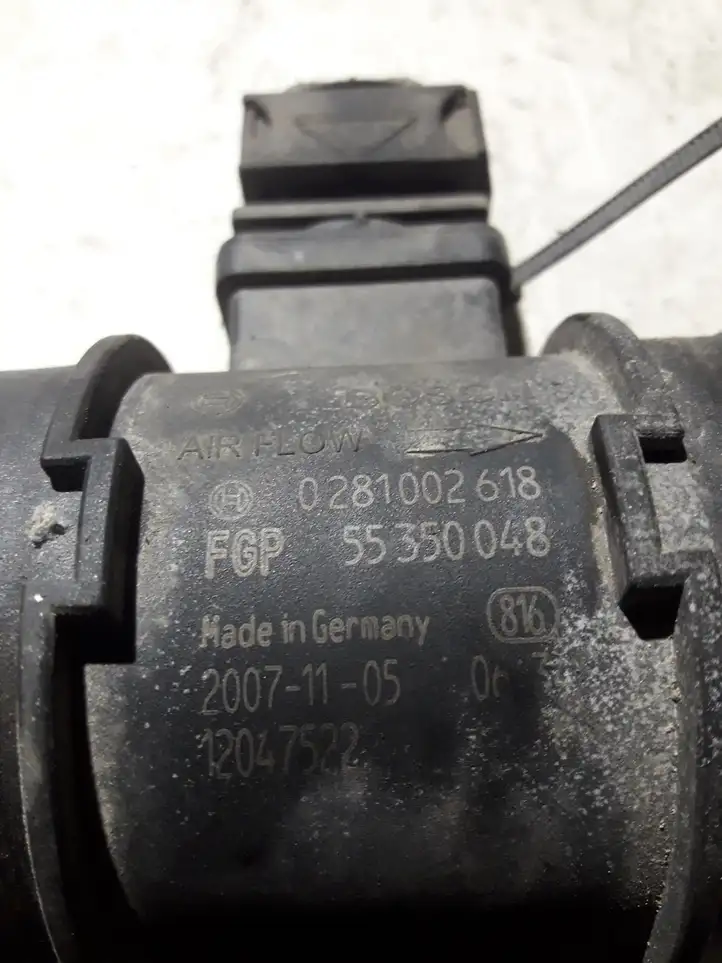 Opel Astra H (2004 - 2009) 0281002618 Датчик массового расхода воздуха — фото 1